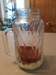bocal à chocolat chaud - chocolat en poudre