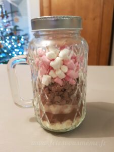 bocal chocolat chaud fermé